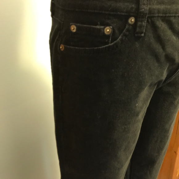 LRL Classic Straight stretch corduroy black jeans - Picture 6 of 15
